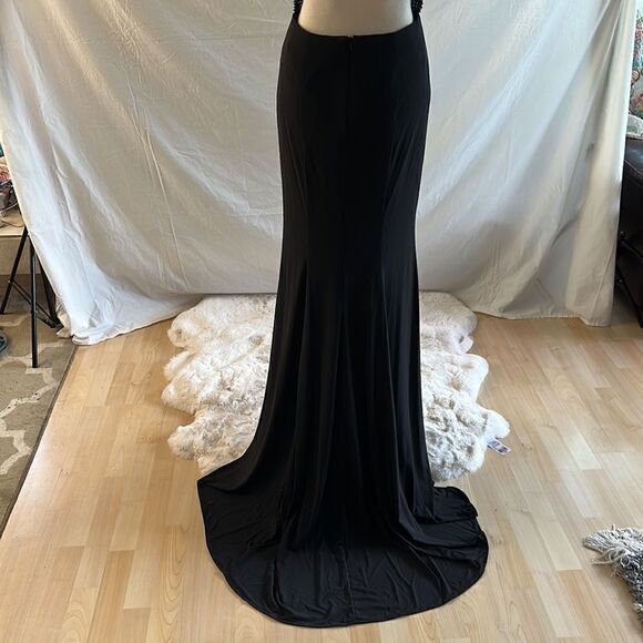 NEW GIGI beaded black dress size 10 - Picture 8 of 15